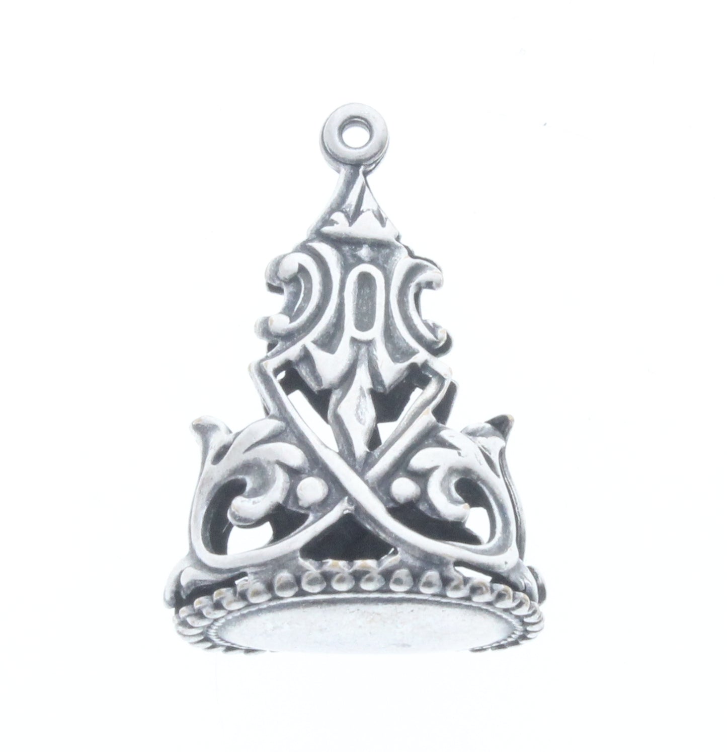 Classic Silver 3D Cone Charm, Pk/6