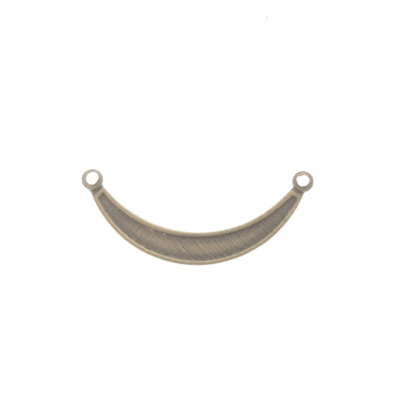 Smile Connector Charm w/2 rings, Pk/6