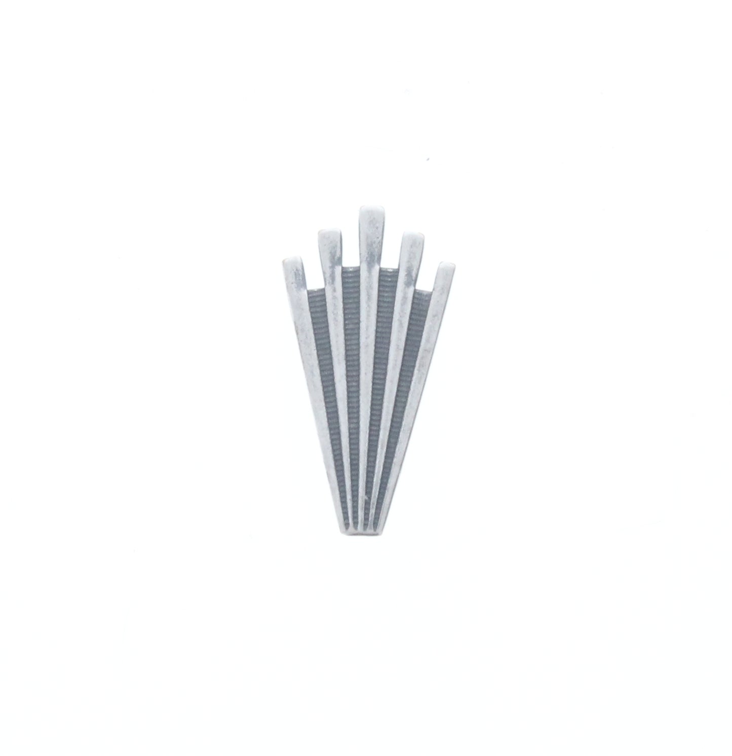 Classic Silver Art Deco Spray Charm, Pk/6