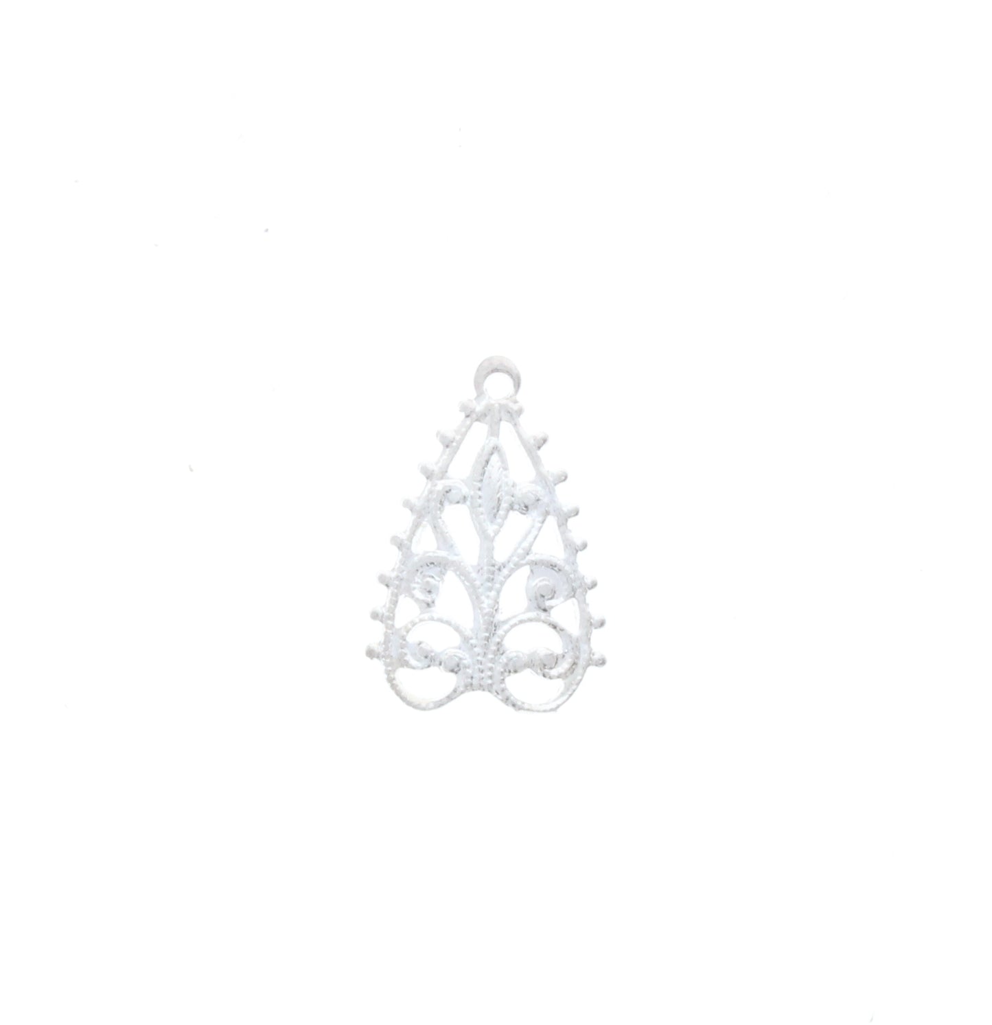 Filigree Drop Arrowhead Charm, Pk/6