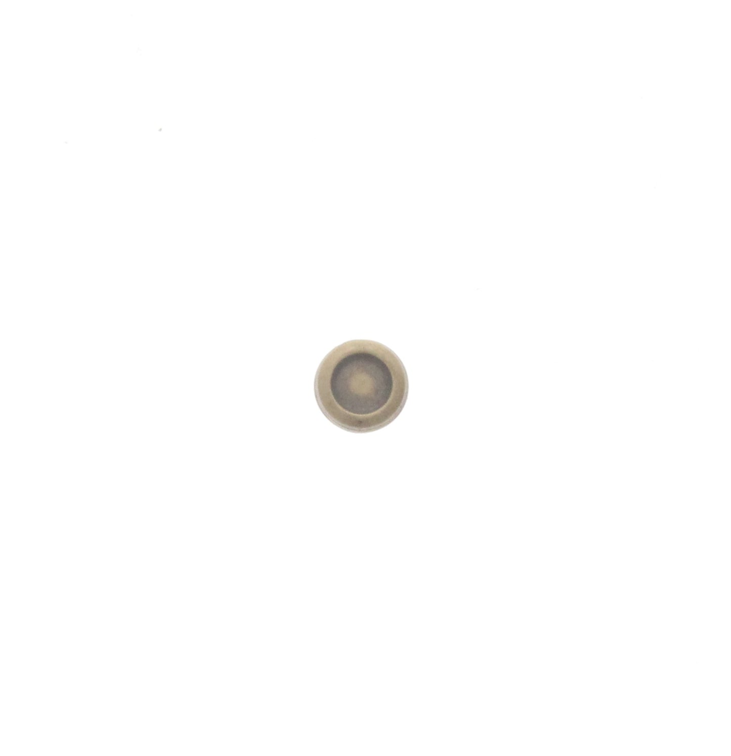 Small Button Charm w/Bezel, Pk/6