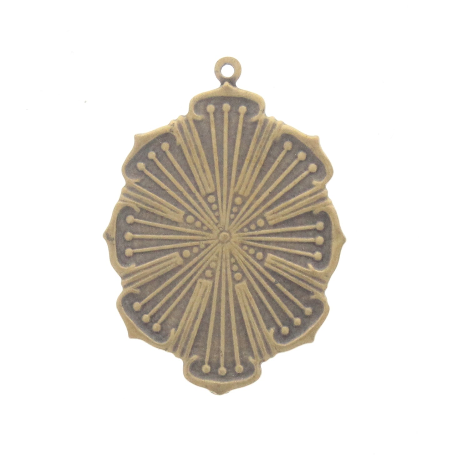 Shield Medallion Charm, Pk/6
