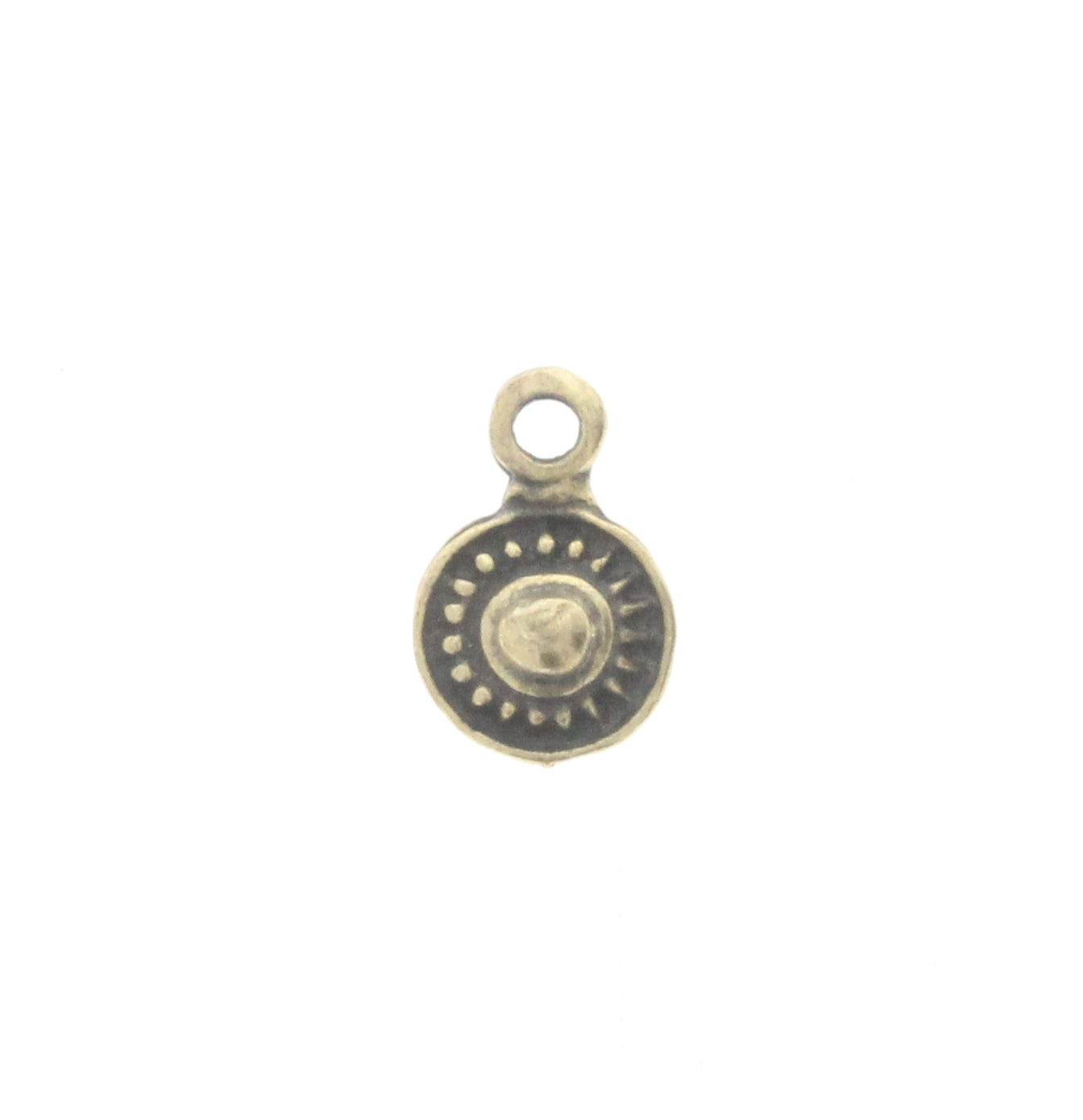 Sun Dial Drop Charm, Pk/6