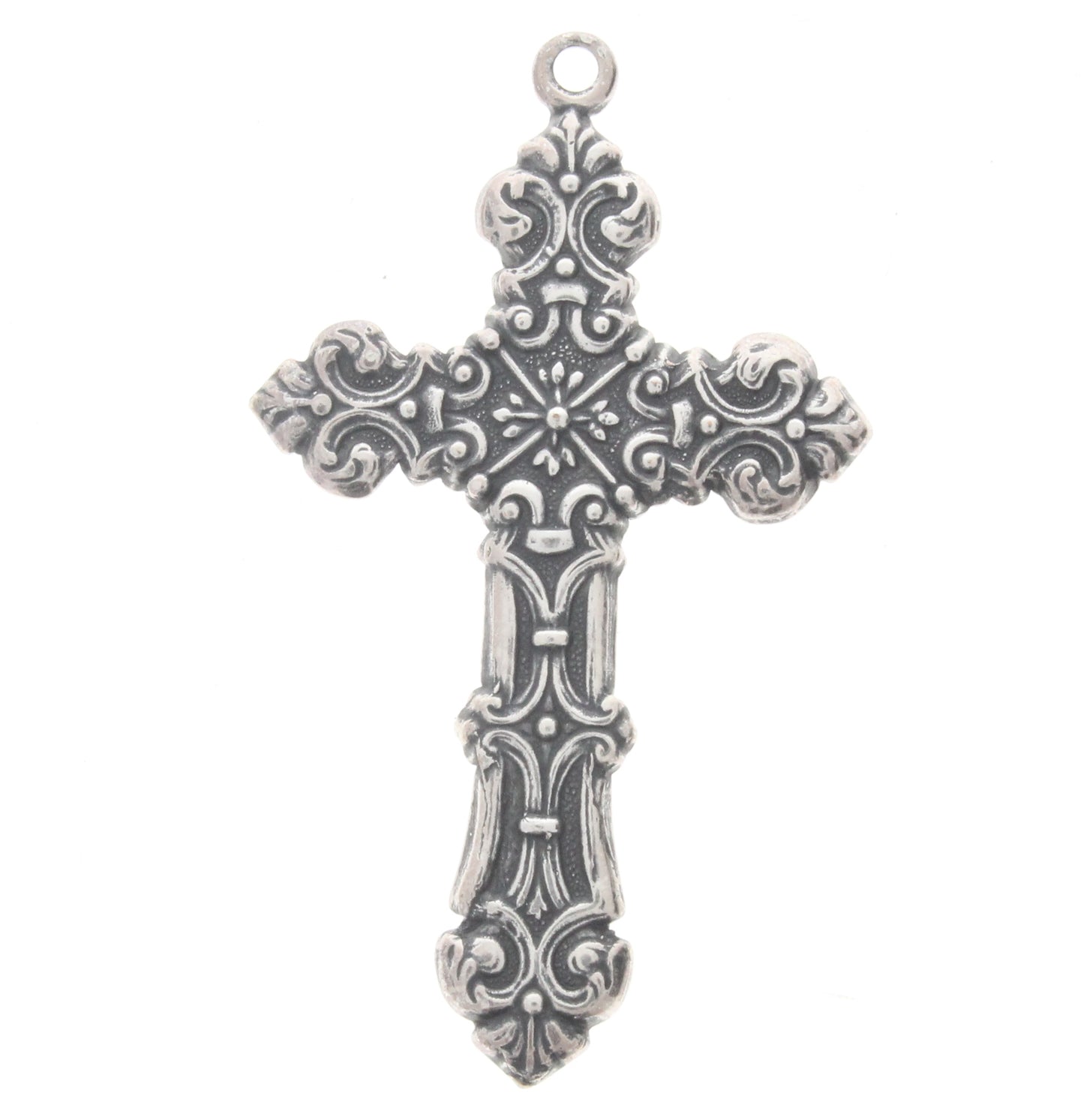 Florentine Cross Charm, Pk/2