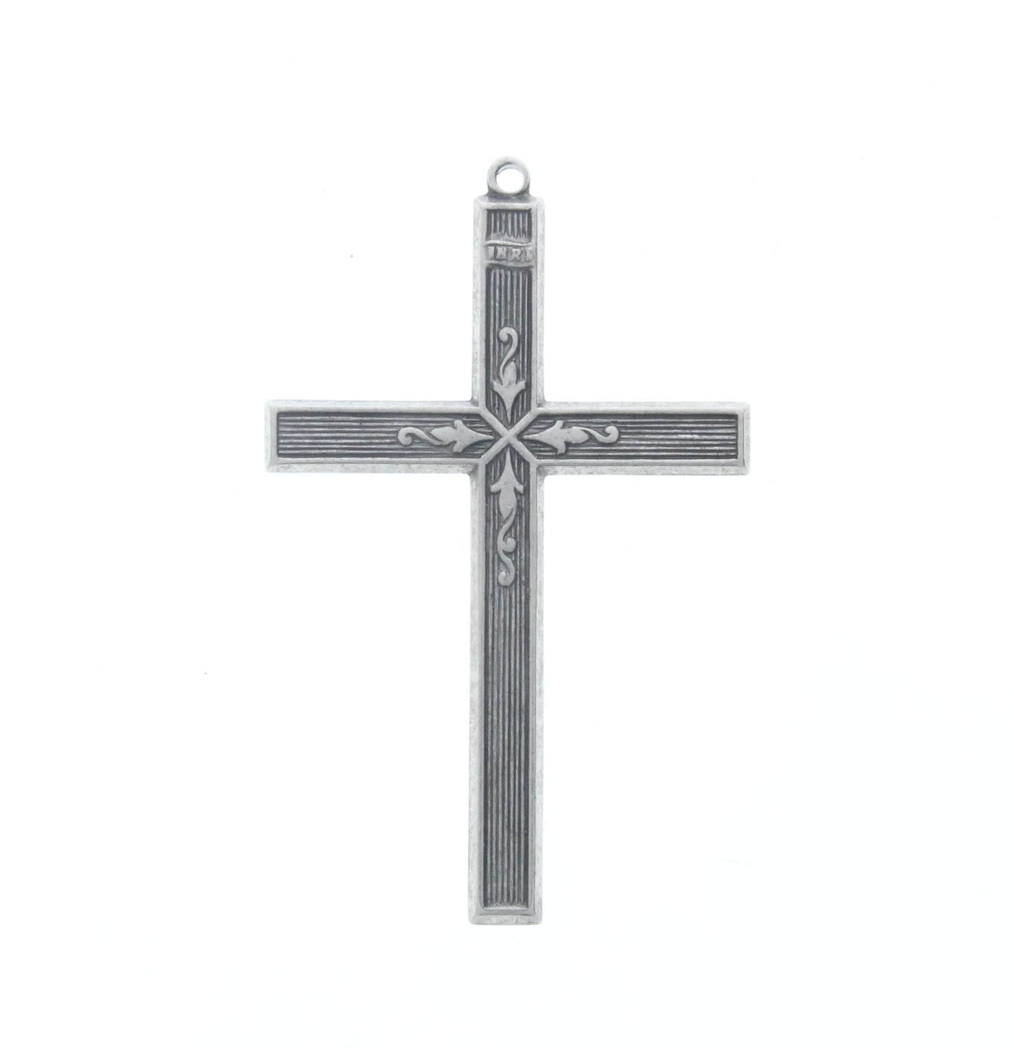 Classic Silver Thin Cross Charm, Pk/6