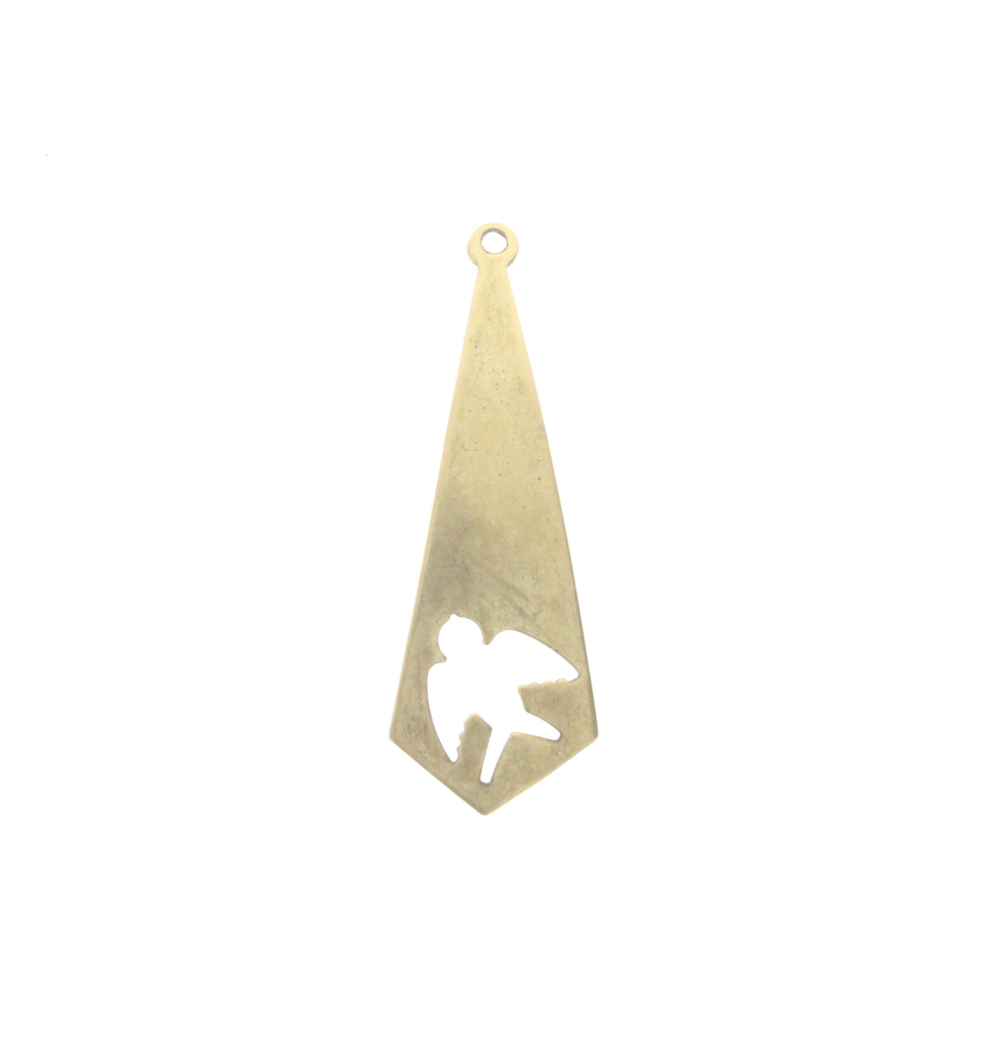 Dove Silhouette Drop Charm, Pk/6