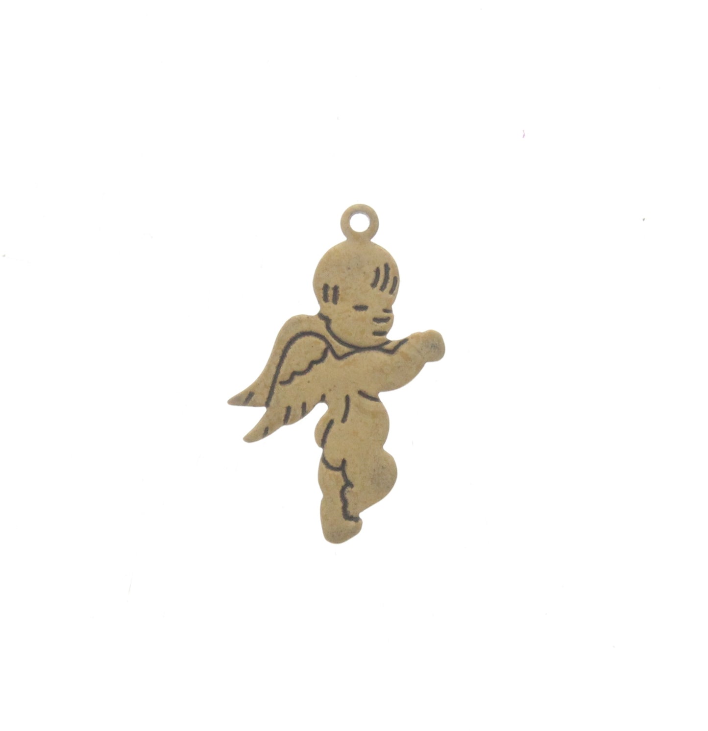 Small Cherub Drop Charm, Pk/6