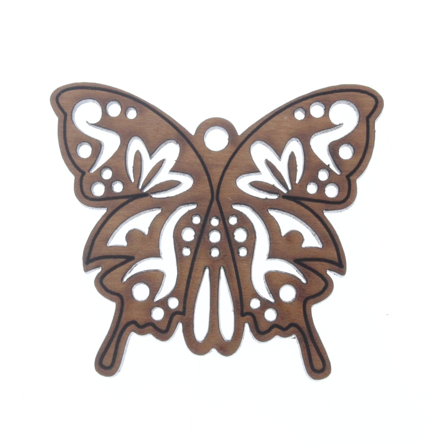 Butterfly Wood Pendant