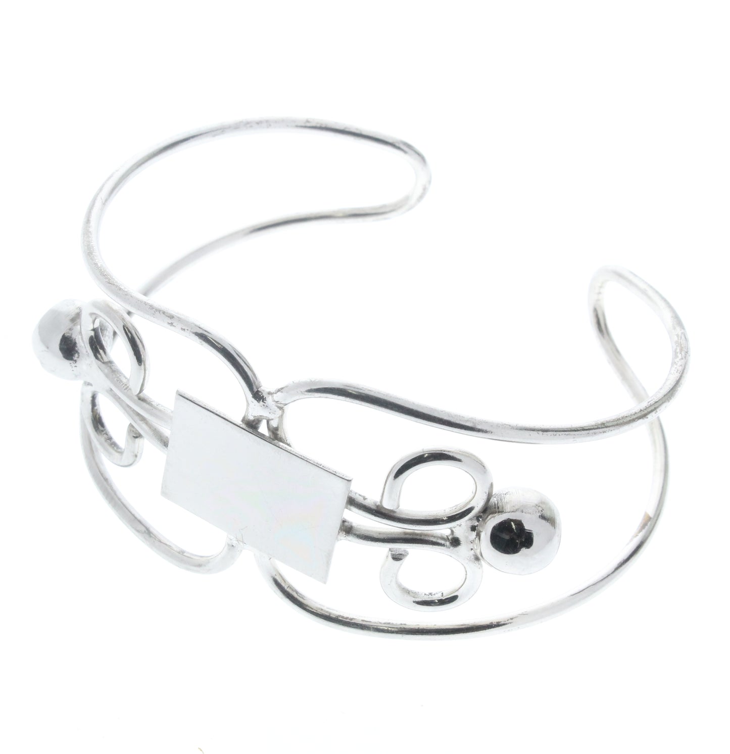 Bracelet Cuff w/14mm Rectangle Base, ea