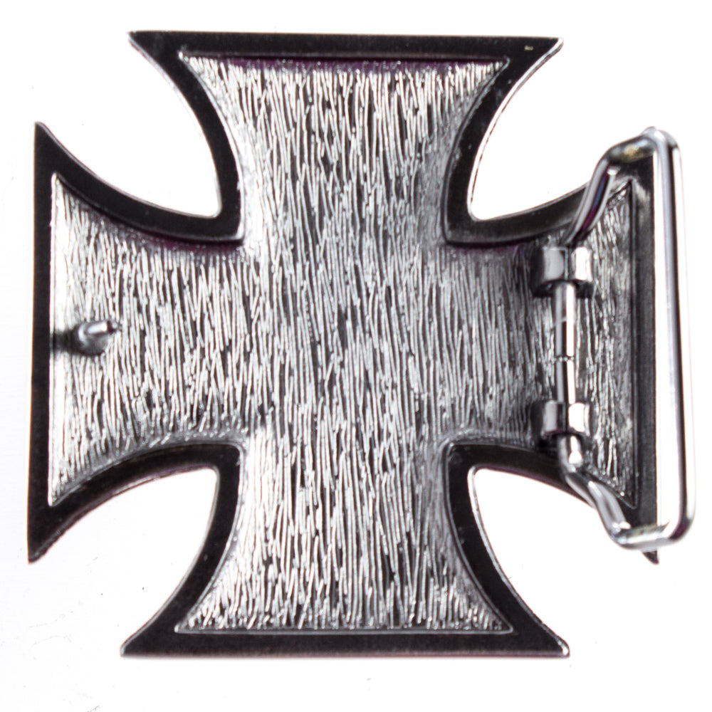 Grid Iron Cross Belt Buckle, Antique Copper, each