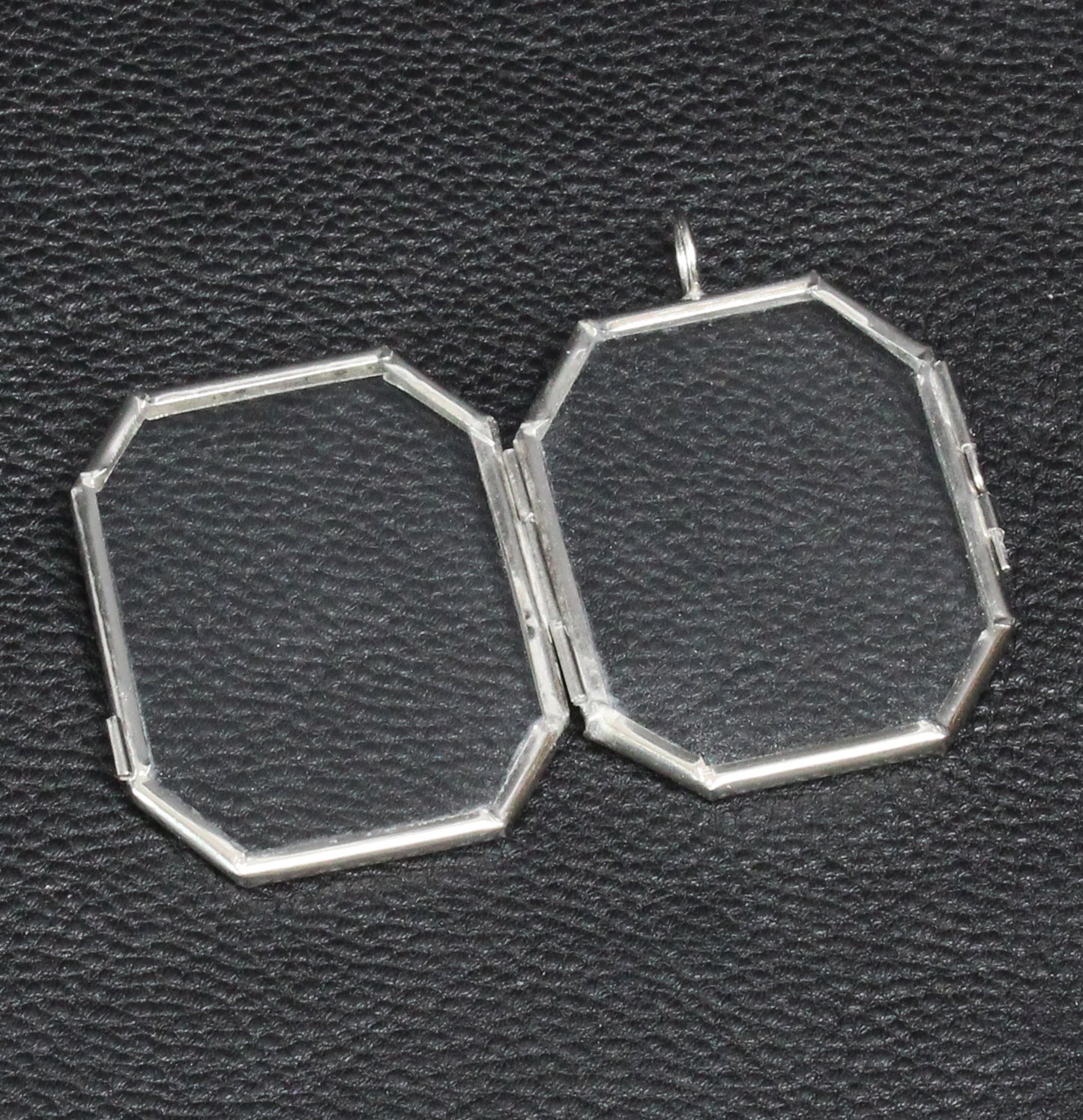 Octagon(Horcrux) Glass Pendant, 6 ea