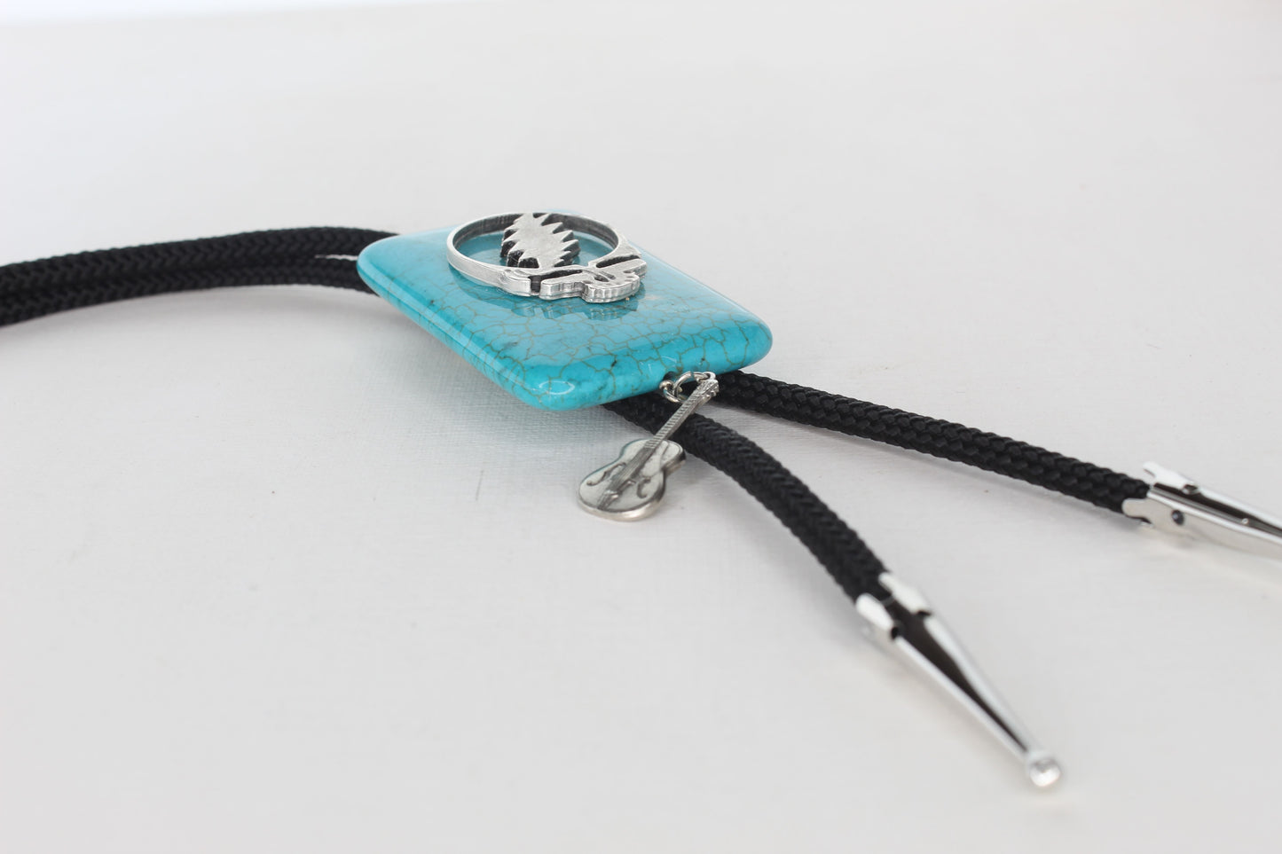 60mm x 39mm Grateful Dead Bolo Tie, made in USA, each