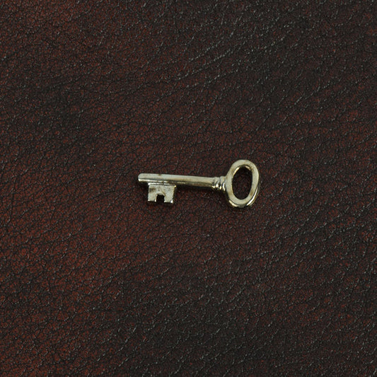 Skeleton Key, Silver finish  -pk/6