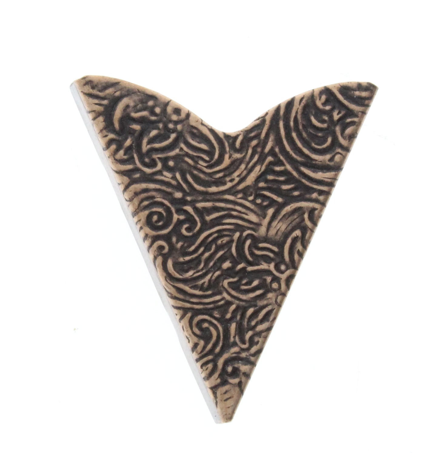 Fancy Tooled Collar Tips, Pk/2