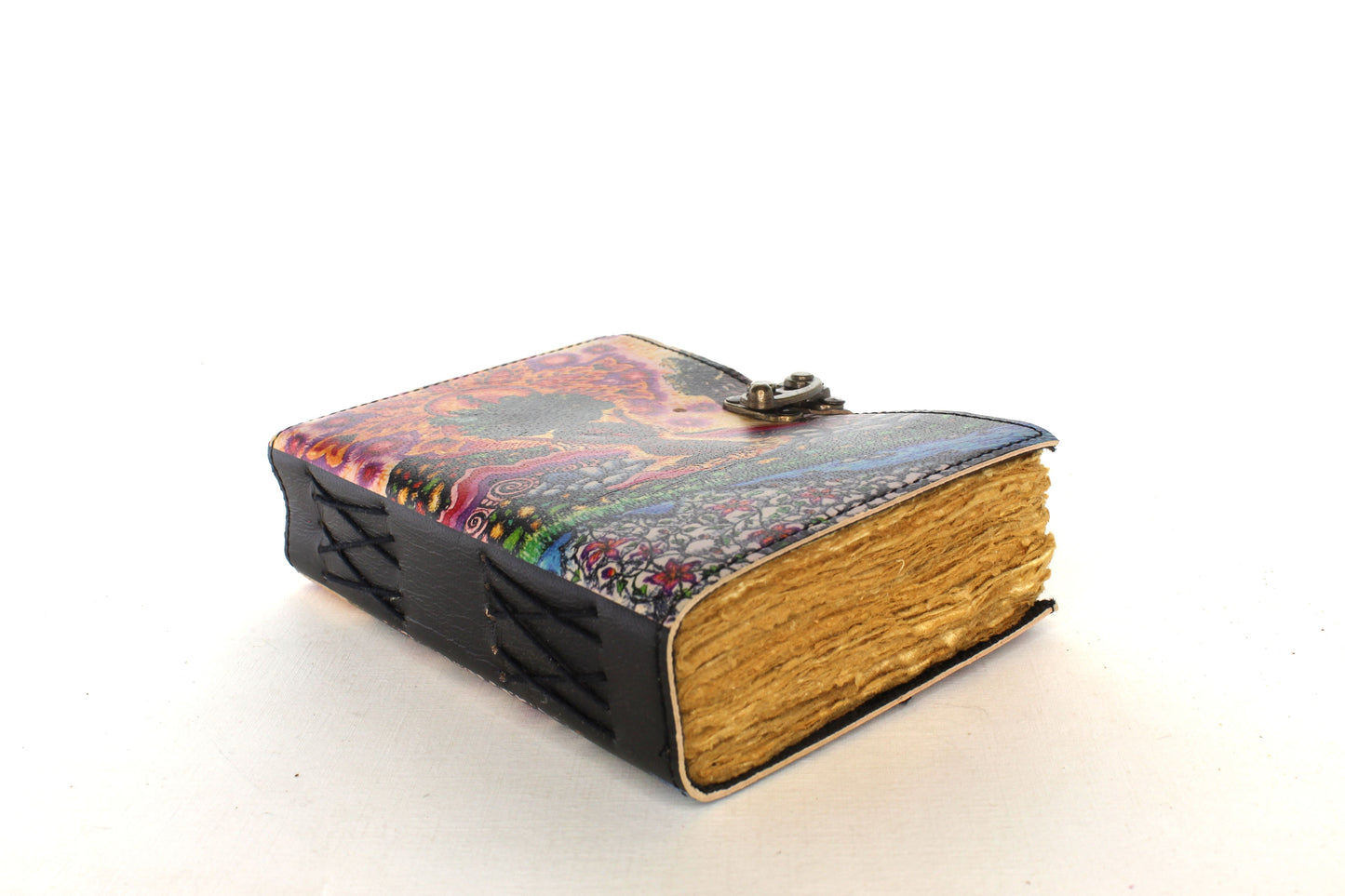 Mystical Garden Leather Printed Journal with Lock, each