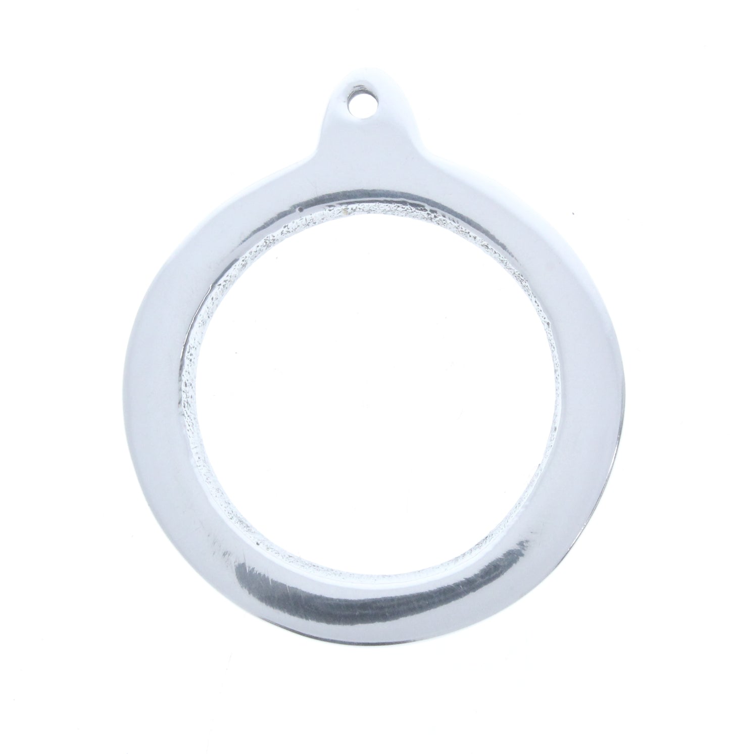 Round Frame Pendant w/Bail, ea