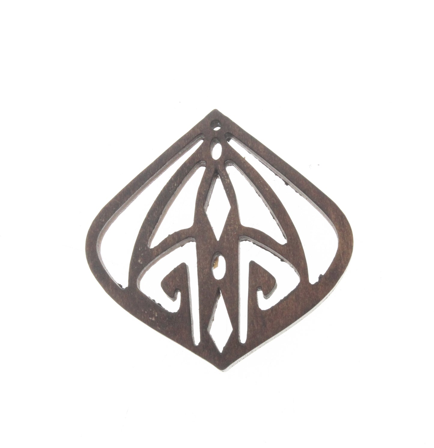 Bali Shaped Wood Pendant, ea