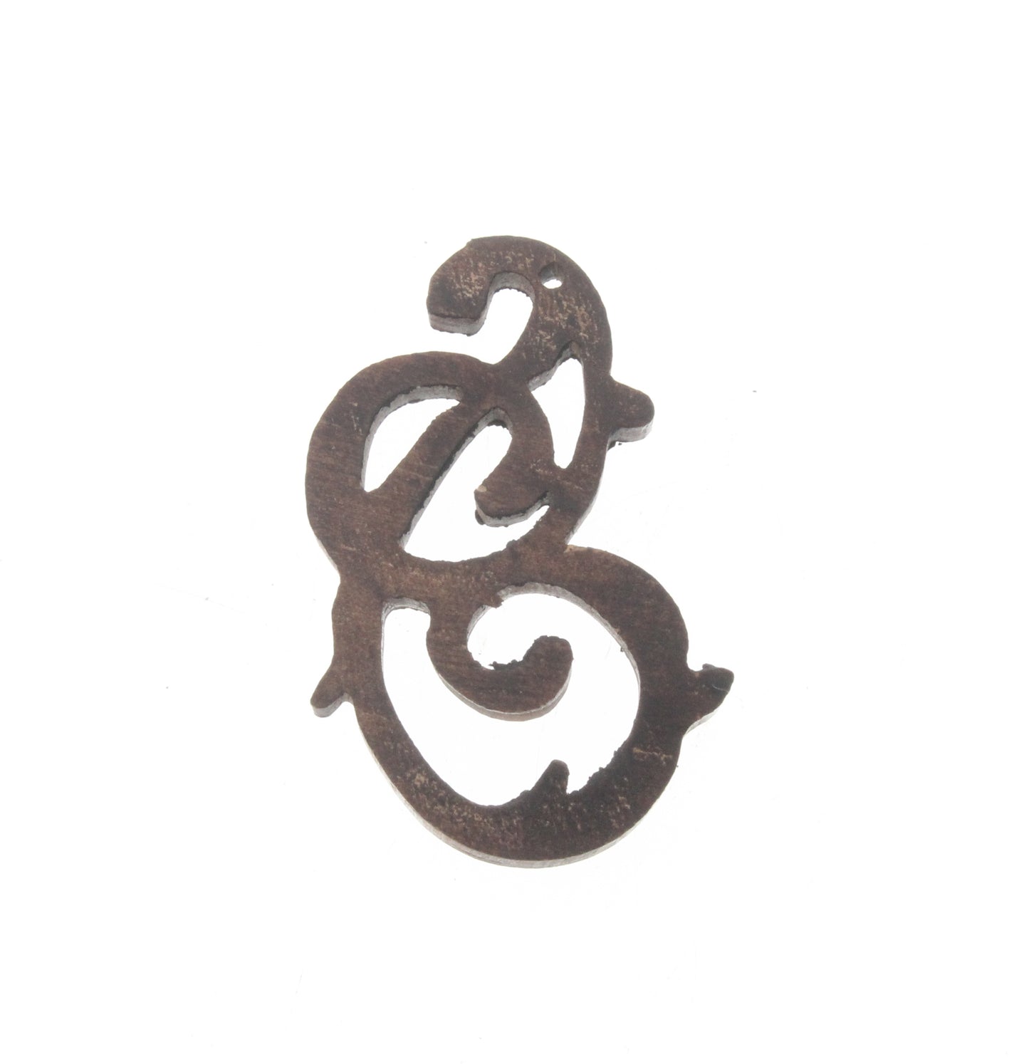 Ornate Wood Pendant, ea