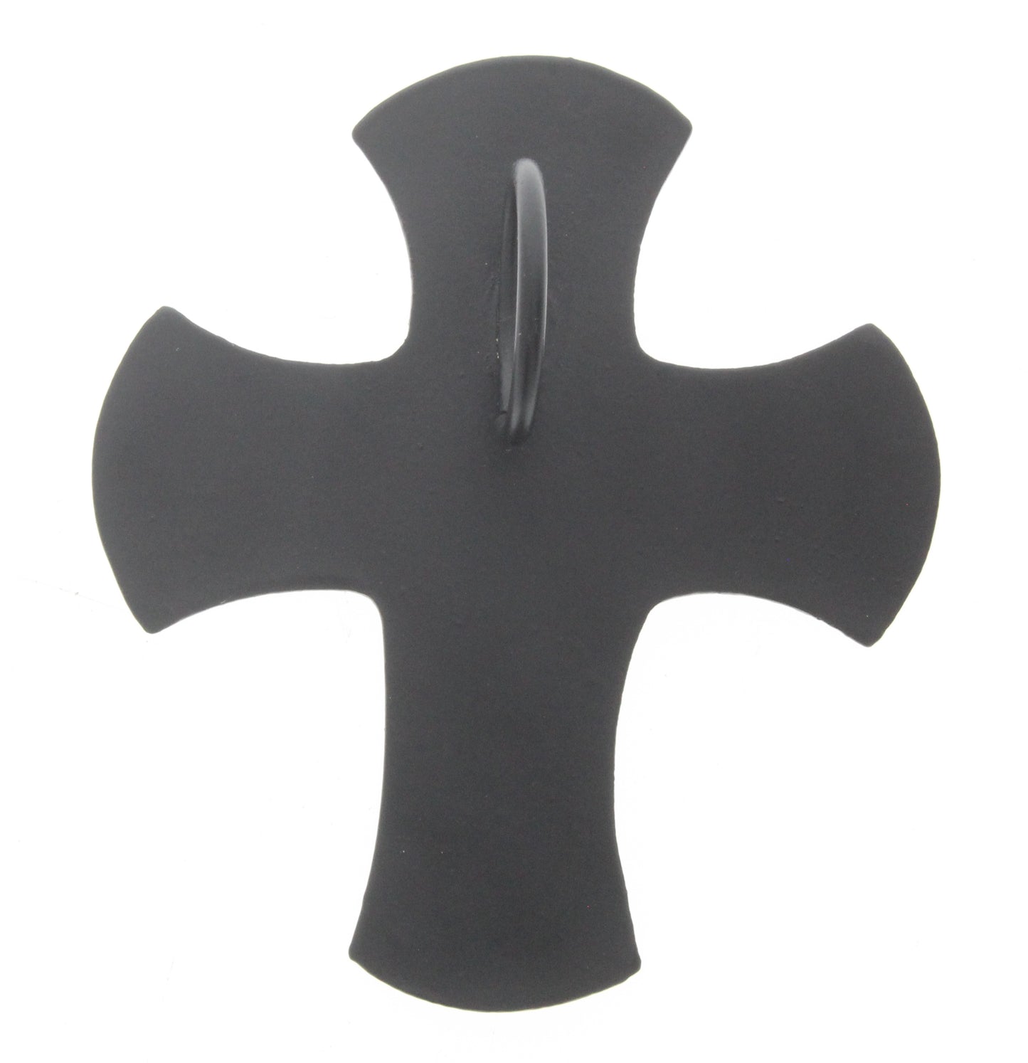 Hide Pattern Cross Pendant w/Ring, ea