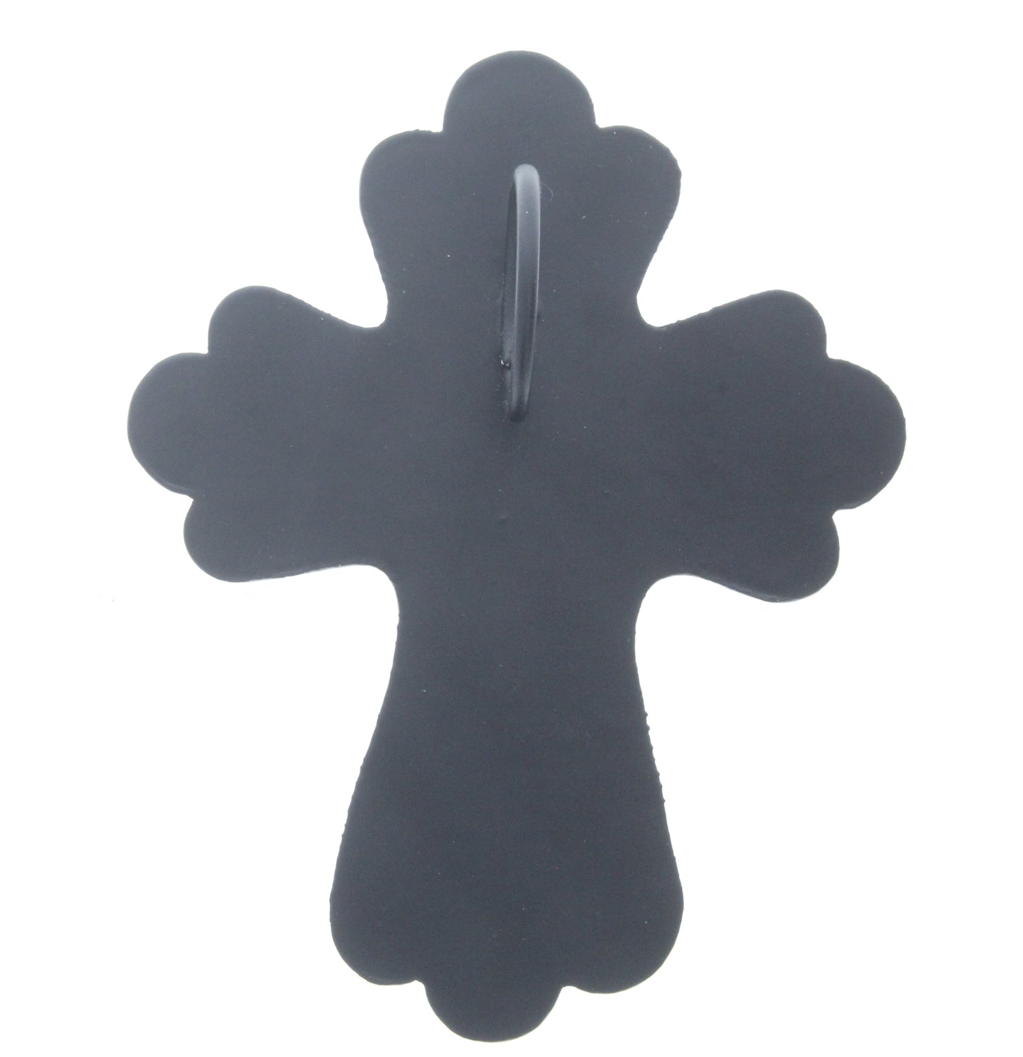 Flat Pattern Cross Pendant w/Ring, ea