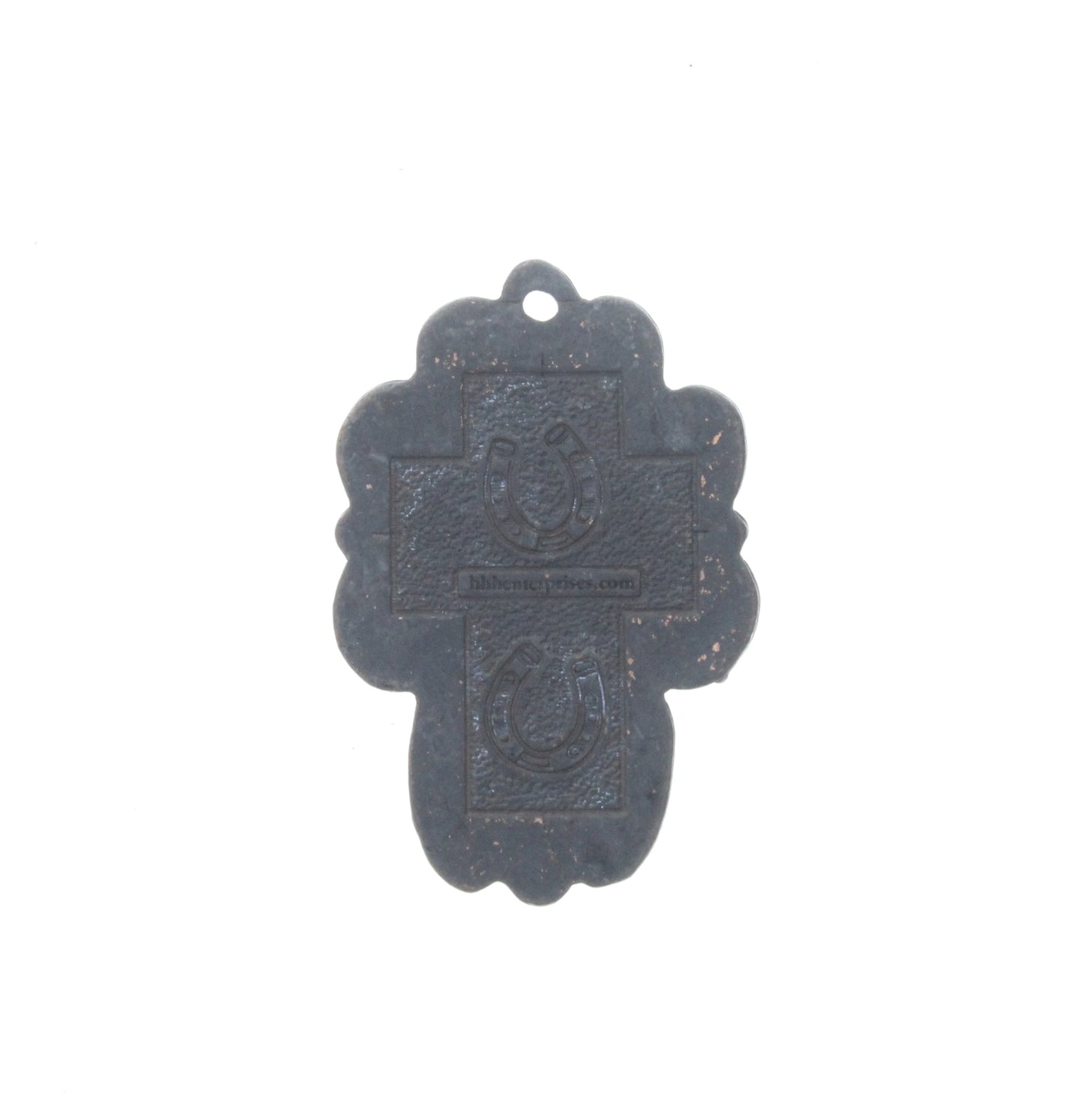 Rustic Metal Cross Designer Pendant, ea