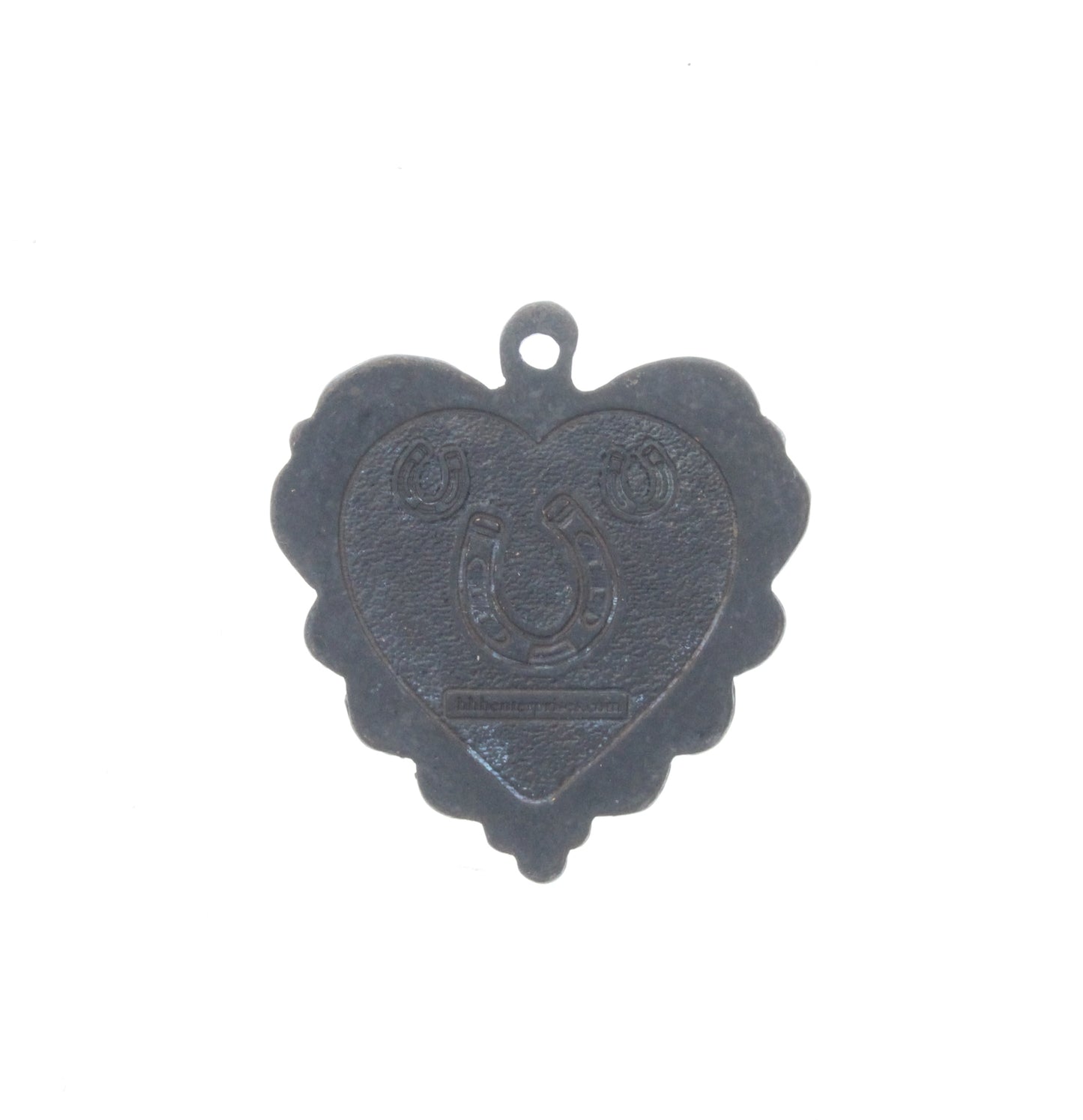 Heart Frame Pendant w/Bezel, ea