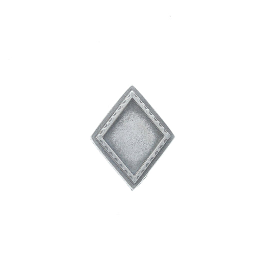 Diamond Slider Pendant w/Dbl. Bezel, ea