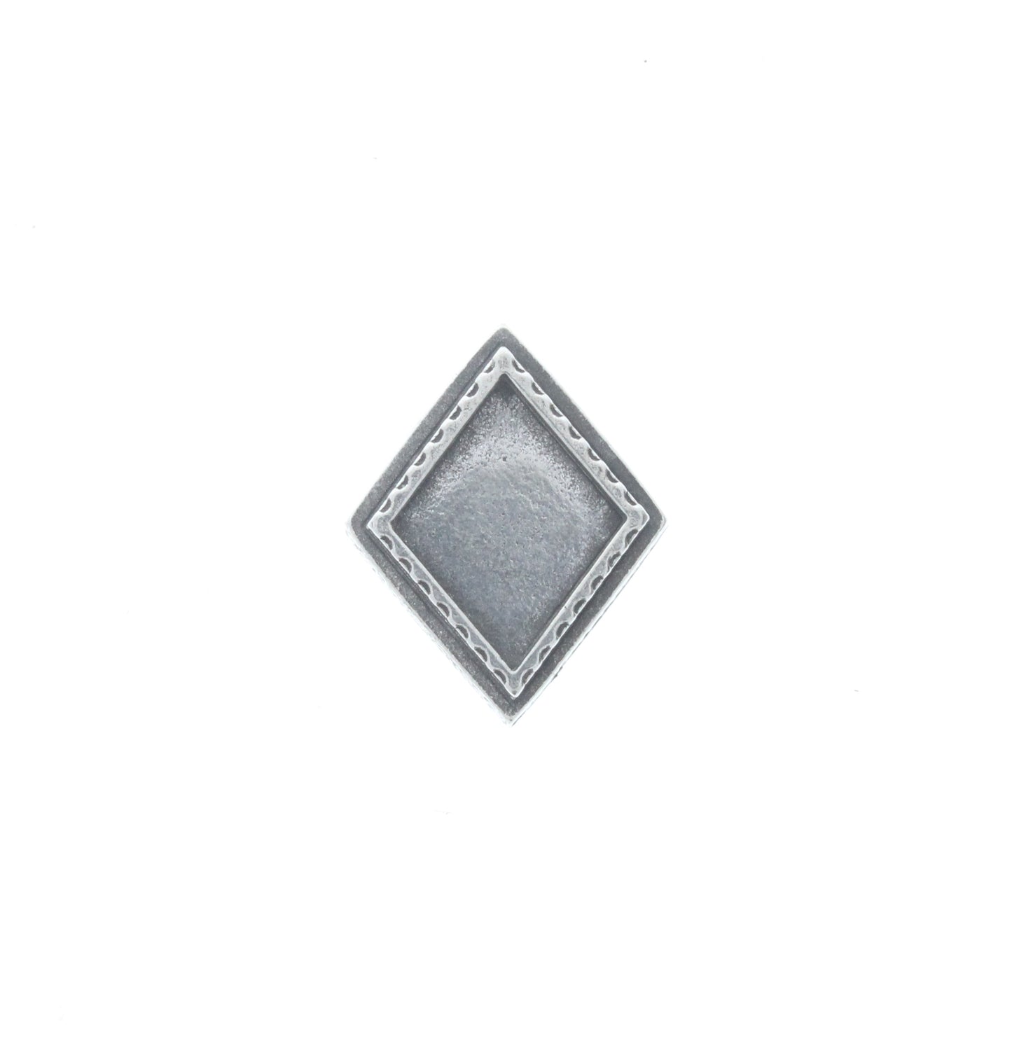Diamond Slider Pendant w/Dbl. Bezel, ea