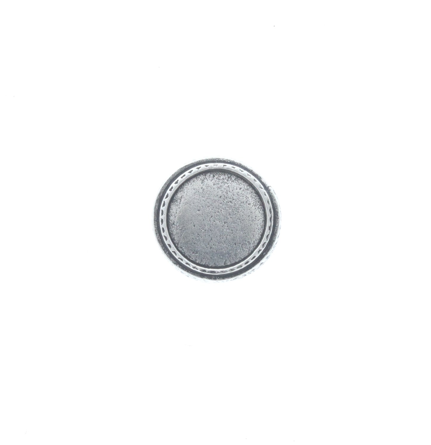 Cricle Pendant w/Dbl. Bezel, Pk/2