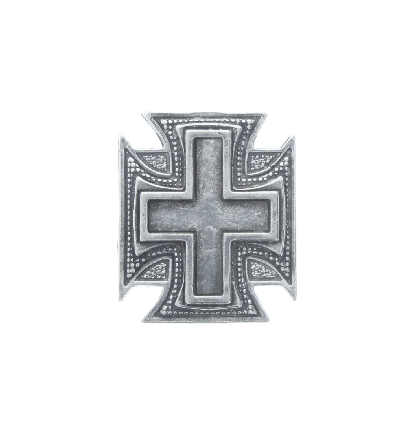Double Cross Pendant w/Bezel, ea