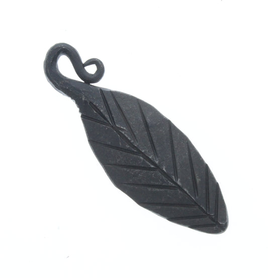 Small Leaf Pendant w/Loop, ea