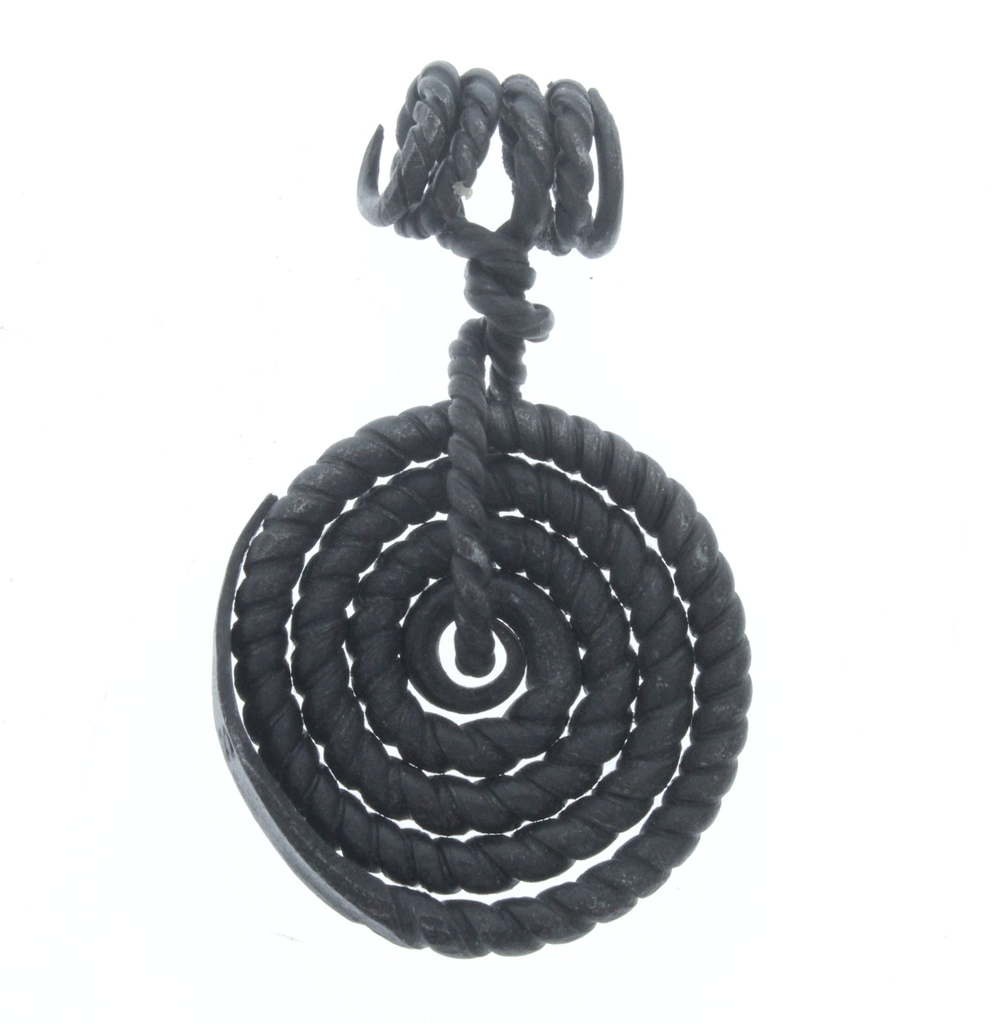 Coiled Rope Drop Pendant w/Loop, ea