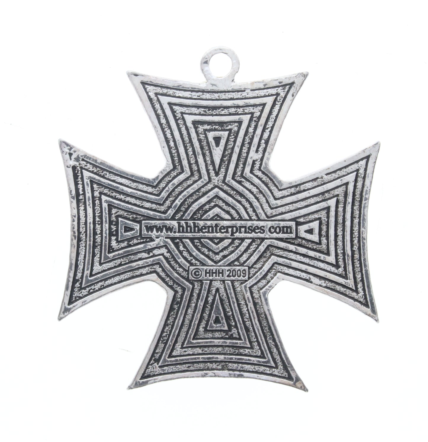 Two-Sided Cross Pendant w/Bezel, ea