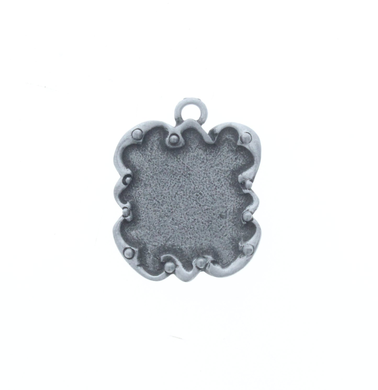 Rectangle Seal Pendant w/Bezel, ea