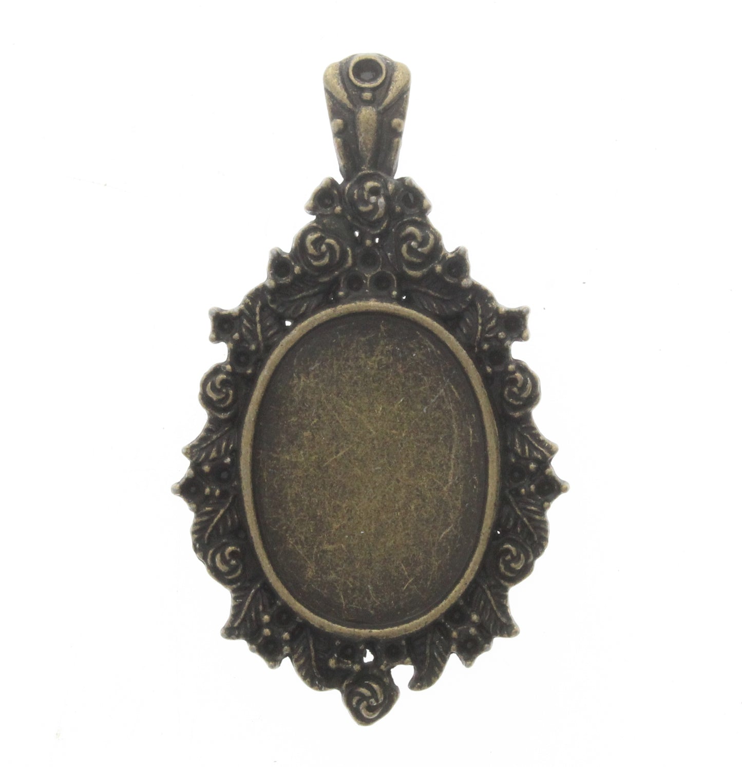 Mirror Pendant Charm, ea