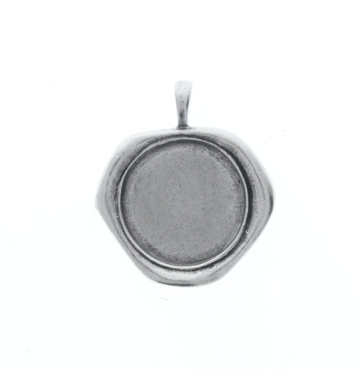 Wax Seal Drop Pendant, ea