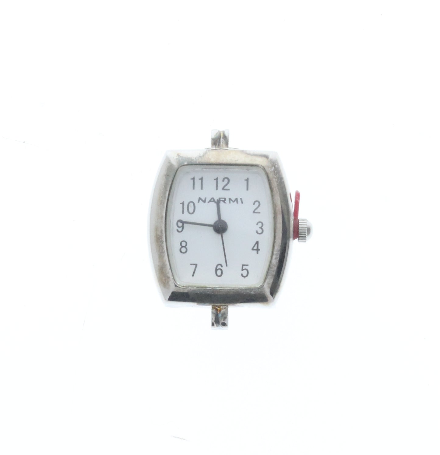 White Rectangle Geneva Watch, ea
