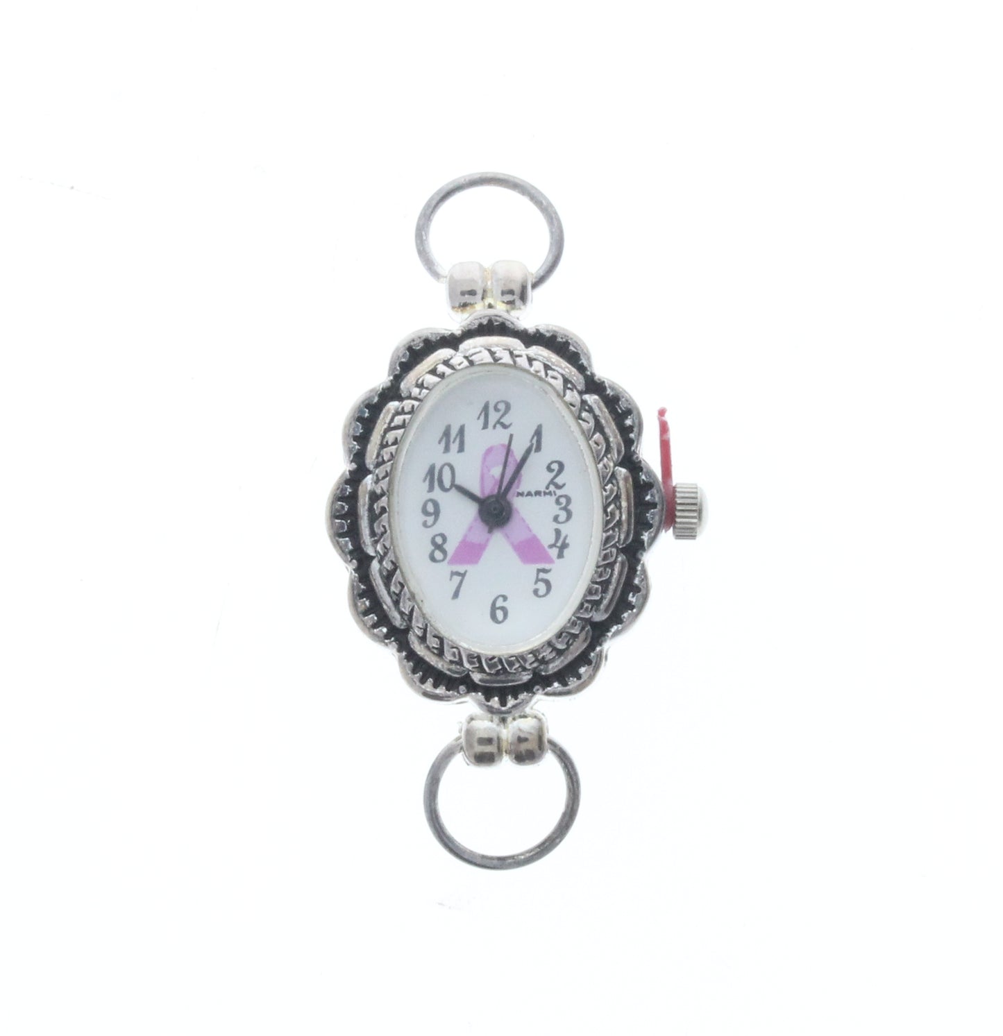 Breast Cancer Awareness Oval Watch Face, ea