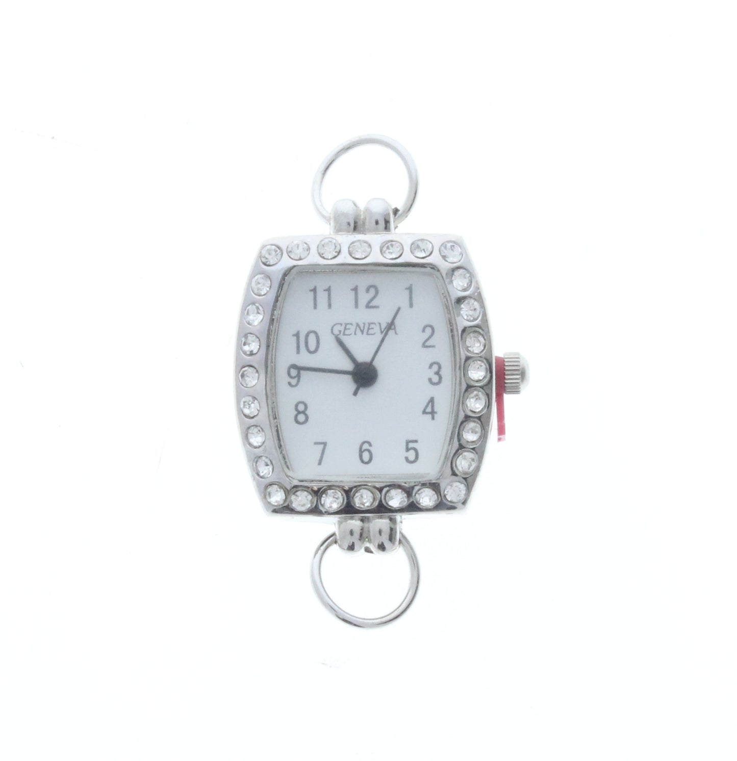 Crystal Embellished Rectangle Watch Face, ea