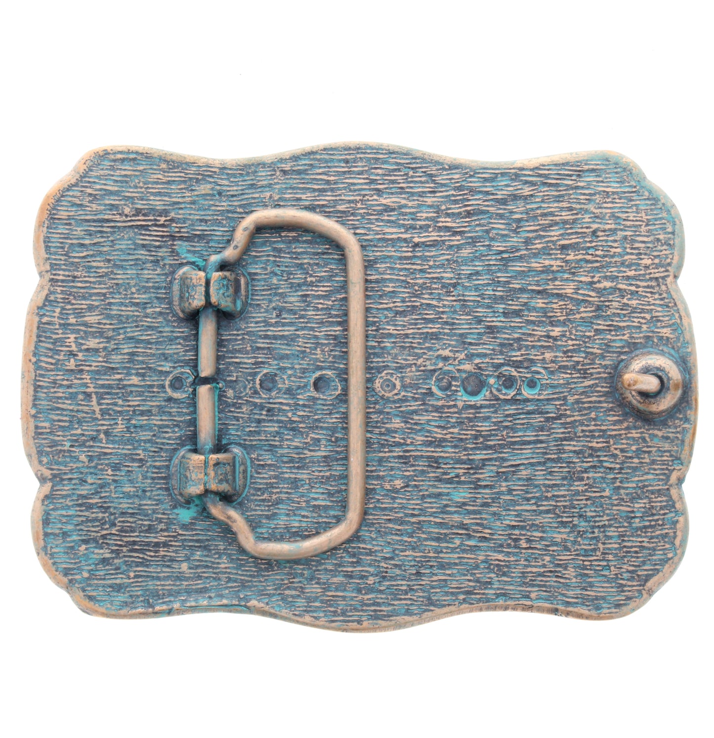 Rectangle Belt Buckle Base w/Border, each