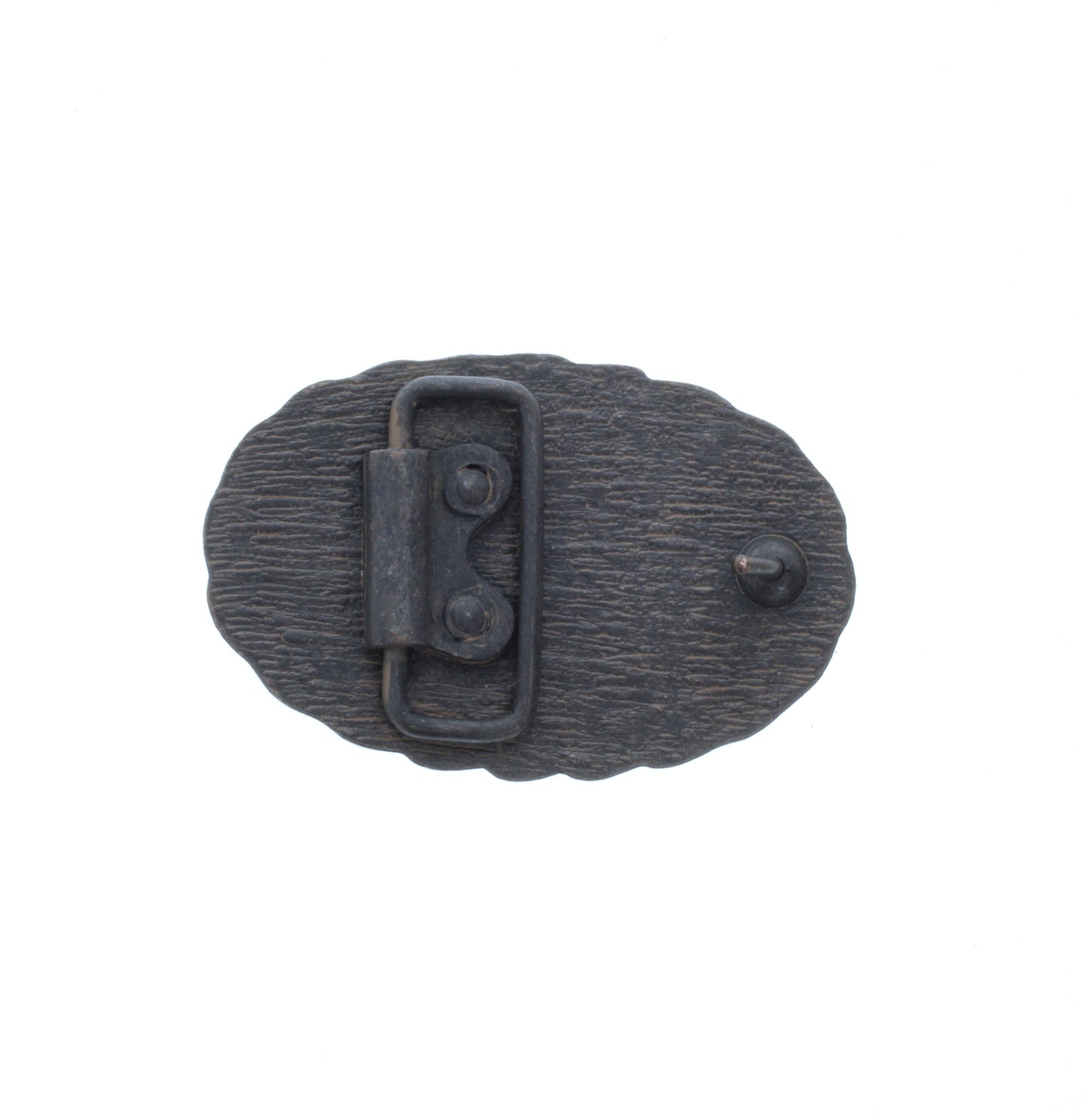 Oval Belt Buckle Base w/Twisted Border, ea