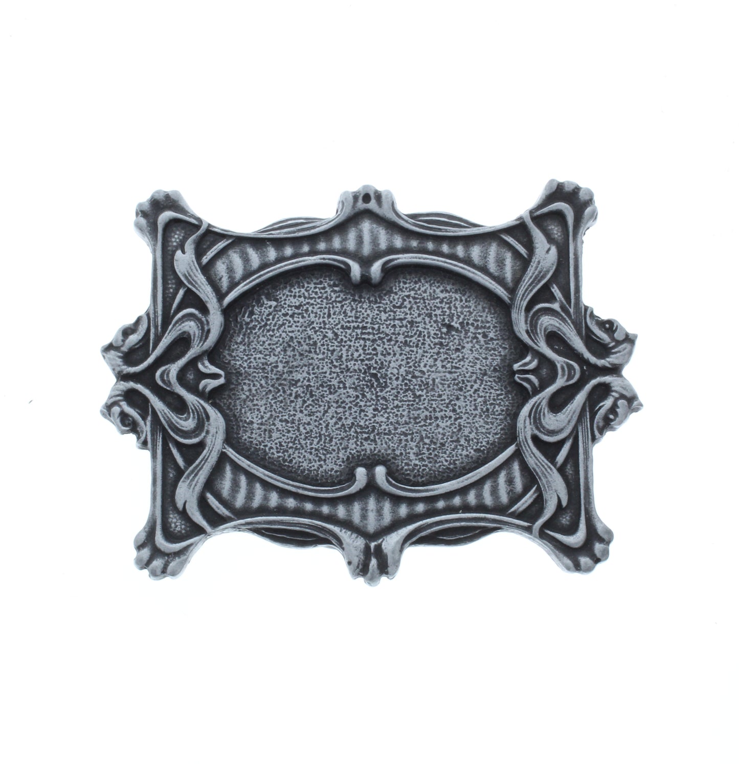 Ornate Empire Buckle Base, Flat Center, ea