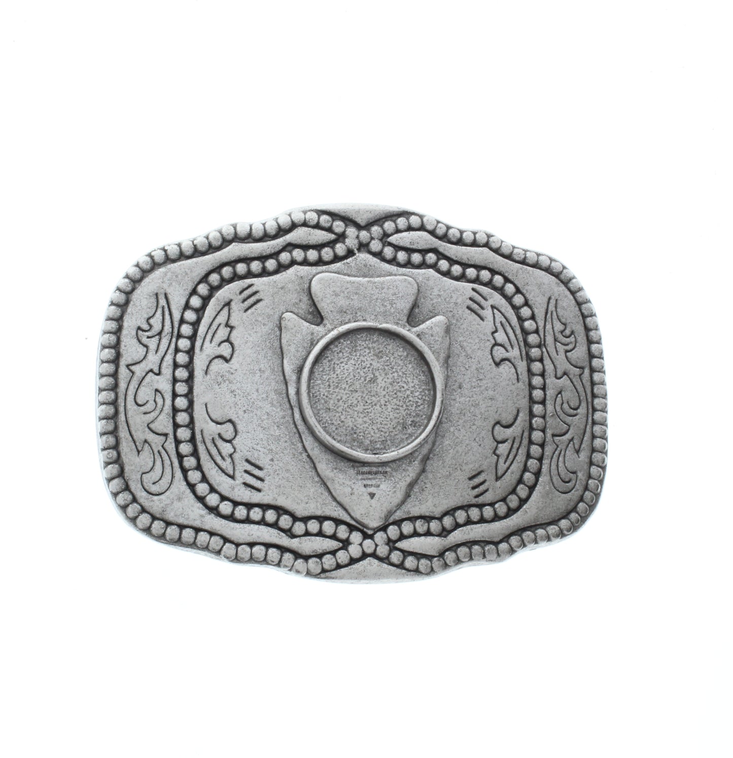 Arrowhead Belt Buckle Base, 20mm Bezel, ea