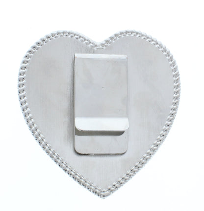 Heart Shape Belt Concho Slide Clip, each