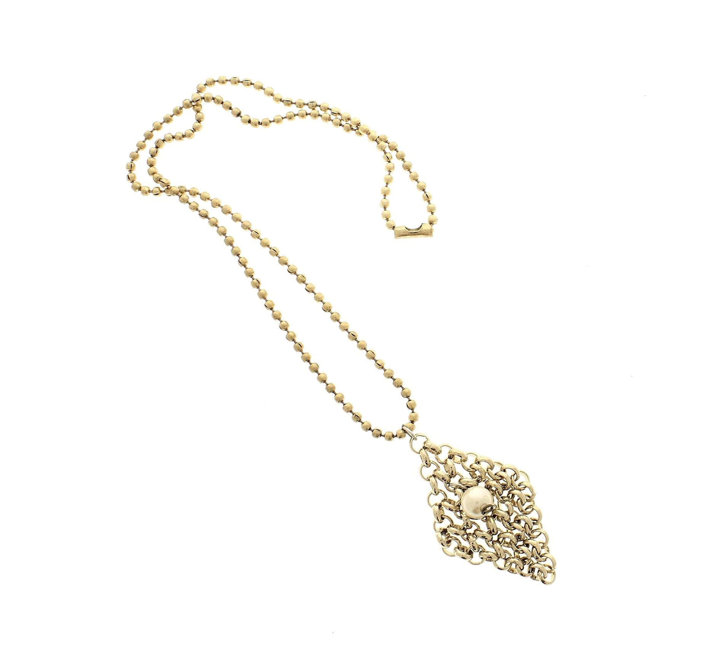 Golden Cascade Necklace, made in USA, each