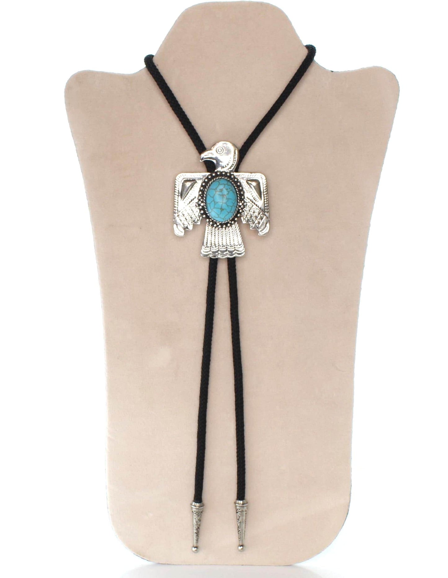68mm x 54mm Thunderbird Bolo Tie, made in USA, each