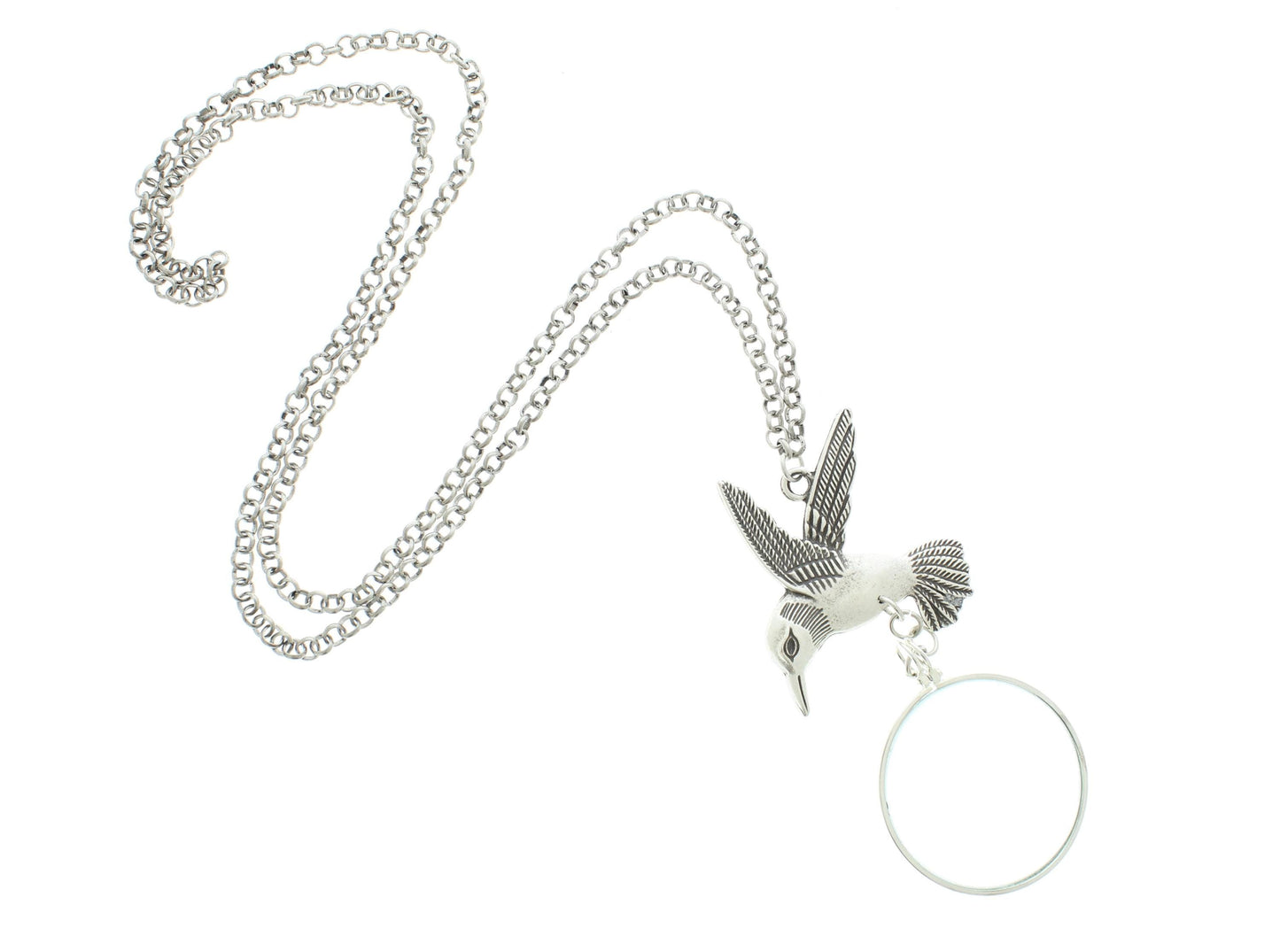 Hummingbird Monocle Necklace, made in USA, each