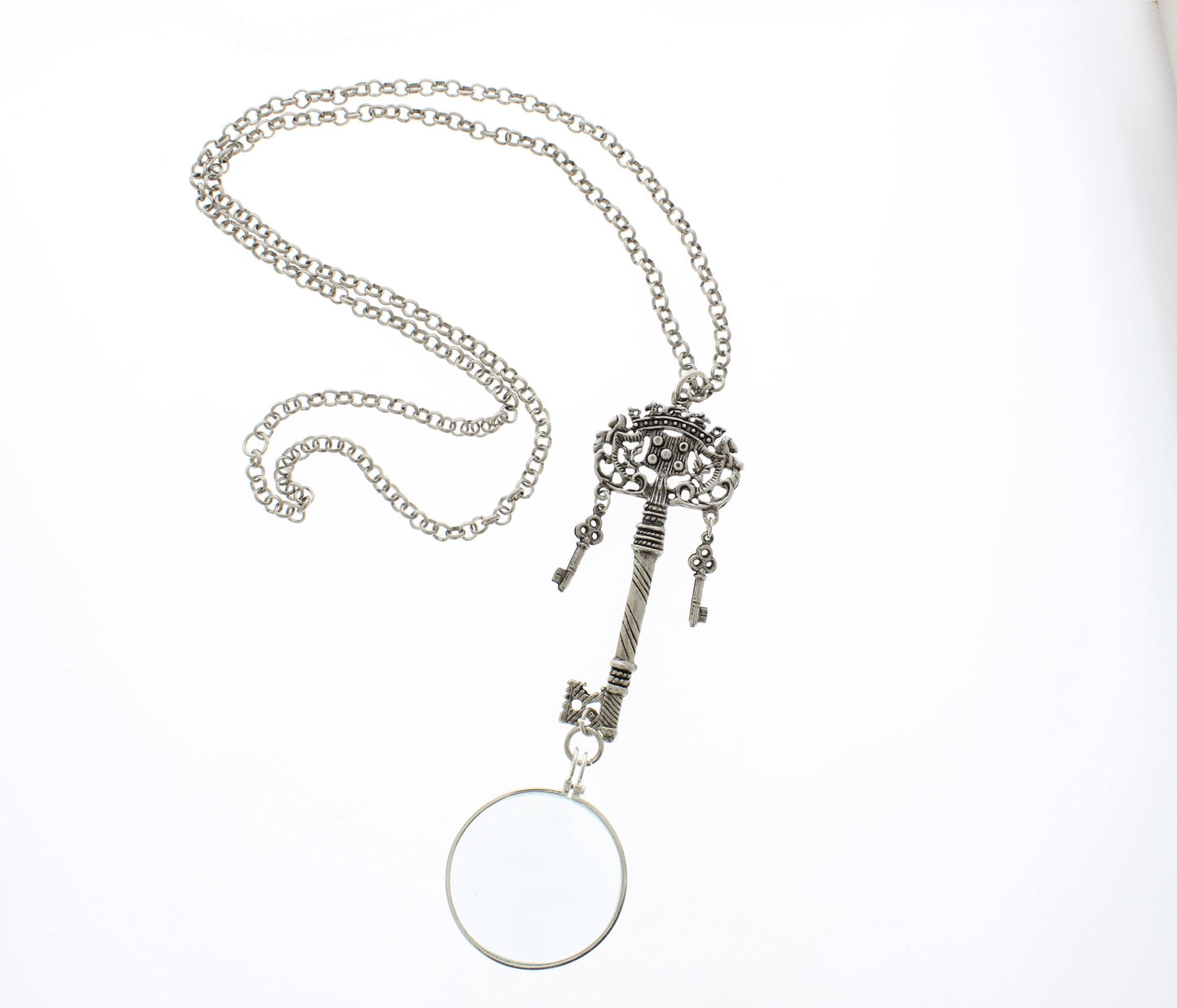 The Keeper’s Key Monocle Necklace, made in USA, each
