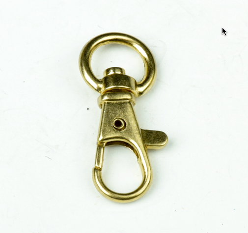 Round top Latch gold Plate , 6 ea