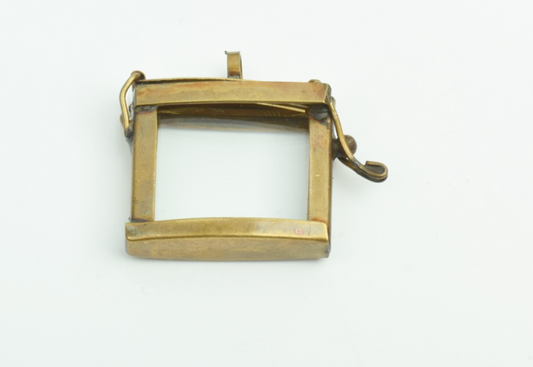 Locket top open Vintage brass finish , sold 2 each per package